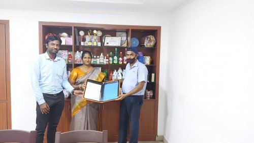 MoU was signed between Sri Venkateshwaraa College of Engineering & Technology, represented by Dr. S. Pradeep Devaneyan, Principal, SVCET & NIKITA Containers Private Limited, Chennai represented by Mr. M. Arul Sundaram, Factory Manager on 20th March 2021. Dr. K. B. Jayarraman, Dean, SVCET, Dr. G. Amuthavalli, R&D Coordinator, SVCET and Mr. J. Anandharaj, Placement Officer, SVCET were present during the occurrence.