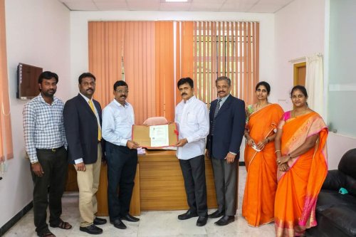 MoU has been signed in the presence of our Chairman, Shri. B. Ramachandiran, Dr. B. Vidhya, COO, SVGI between Sri Venkateshwaraa College of Engineering & Technology, represented by Dr. S. Pradeep Devaneyan, Principal, SVCET & Schlemmer Technology India Private Limited represented by Mr. J. Thiruvasagam, Director – Operations.  Dr. K. B. Jayarraman, Dean, Dr.G.Amuthavalli, R&D Head, & Mr. J. Anandharaj, Placement Officer, SVCET were present during the occurrence.
