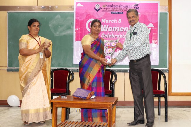 International Womens Day 2021 - Sri Venkateshwaraa College of Engineering and Technology, Puducherry