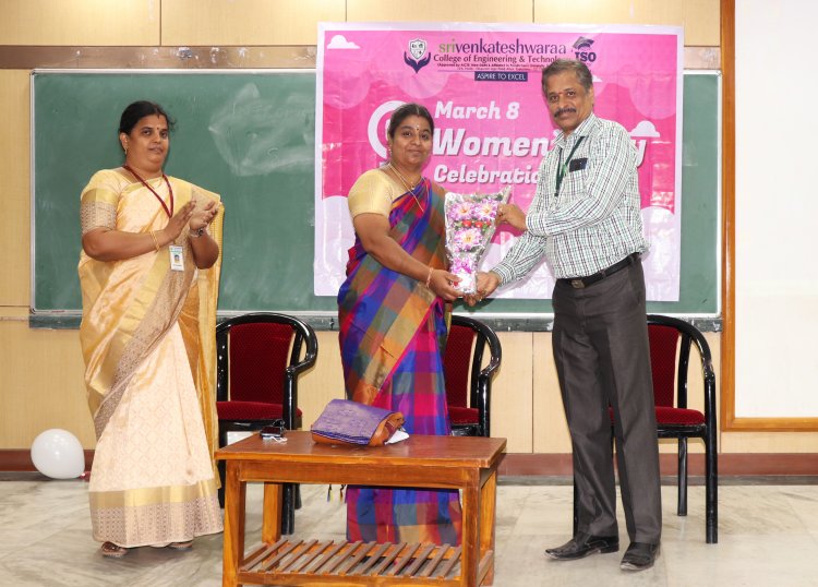 International Womens Day 2021 - Sri Venkateshwaraa College of Engineering and Technology, Puducherry