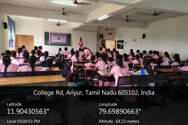 WORLD EARTH DAY 2021 - Indirani College of Nursing, Ariyur, Puducherry 605 102.