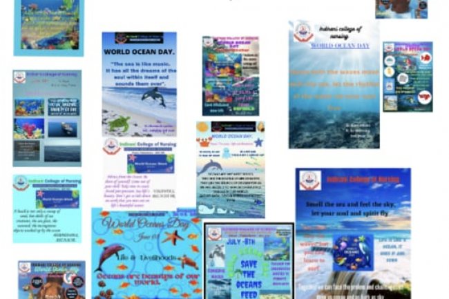 WORLD OCEANS DAY 2021 - Indirani College of Nursing