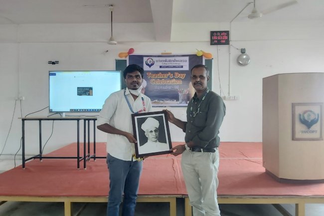 Teachers Day 2021 - Sri Venkateshwaraa College of Physiotherapy, Ariyur, Puducherry