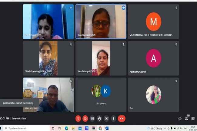 INSTITUTION INNOVATION COUNCIL IMPACT LECTURE SERIES  I REPORT - Indirani College of Nursing, Ariyur, Puducherry