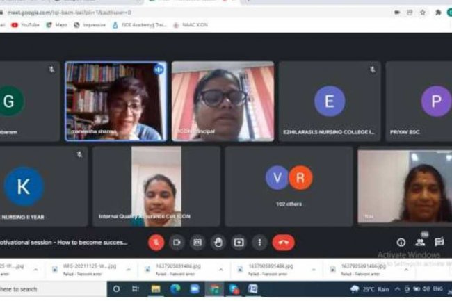 INSTITUTIONAL INNOVATION COUNCIL REPORT ON MOTIVATIONAL SESSION HOW TO BECOME SUCCESSFUL ENTREPRENEUR DATE: 26.11.2021