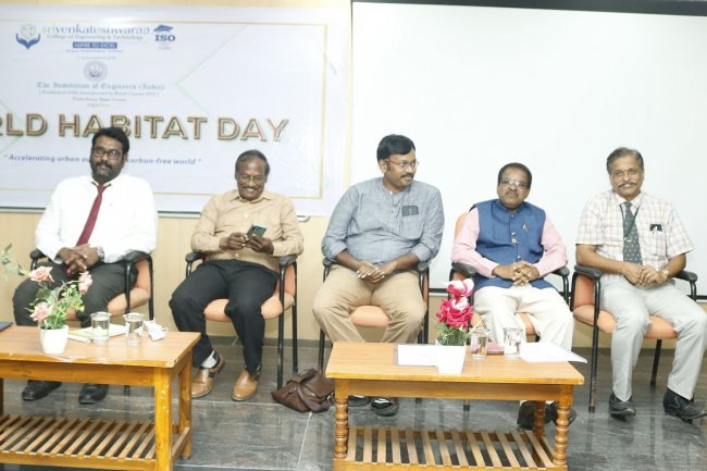 World Habitat Day 2021 - Sri Venkateshwaraa College of Engineering and Technology, Ariyur, Puducherry