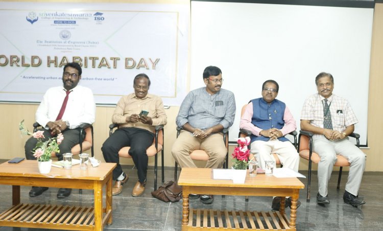 World Habitat Day 2021 - Sri Venkateshwaraa College of Engineering and Technology, Ariyur, Puducherry
