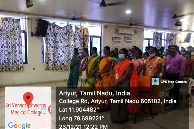 Christmas Day Celebration - Indirani College of Nursing, Ariyur, Puducherry 605 102.