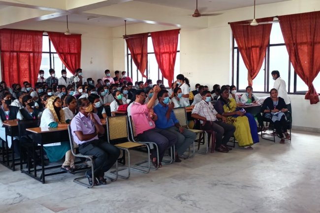 STUDENT TEACHER INTERACTION ZONE - Sri Venkateshwaraa College of Physiotherapy, Ariyur, Puducherry 605 102