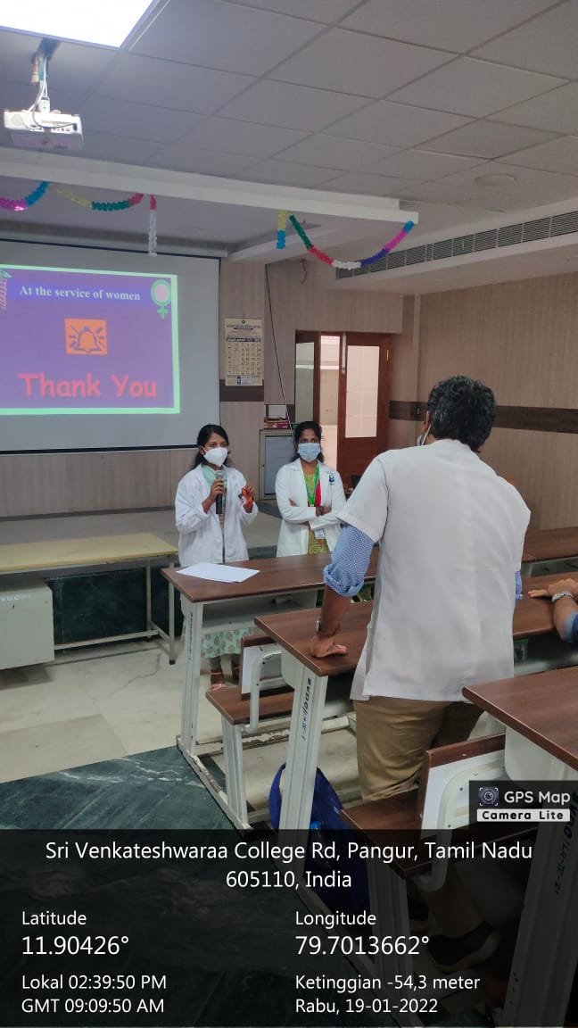 International Cervical Cancer awareness month 2022 - Sri Venkateshwaraa Dental College