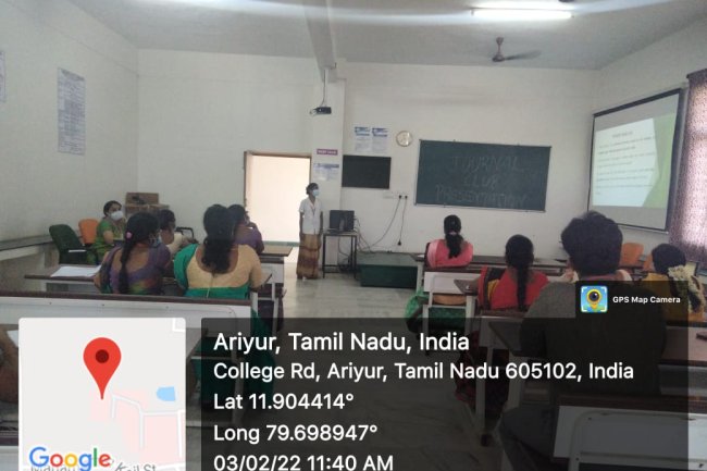 JOURNAL CLUB PRESENTATION - Indirani college of nursing 