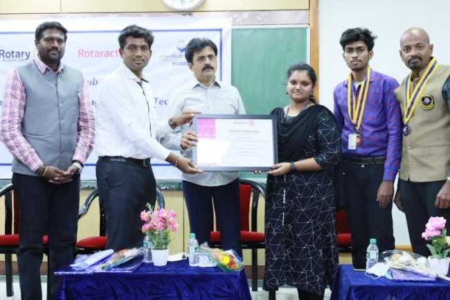 Rotaract Installation -  Sri Venkateshwaraa college of engineering 