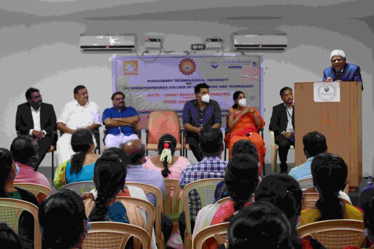 Unnat Bharat Abhiyan Computer Workshop - Sri Venkateshwaraa College of Engineering and Technology, Ariyur, Puducherry 605 102.