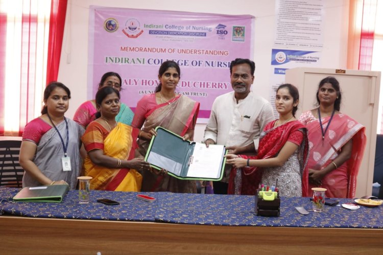 MOU WITH ICON & JALY HOME,  PUDUCHERRY