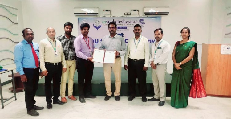 SVCET MoU Signing with Global Talent Track Foundation Newsletter - Sri Venkateshwaraa College of Engineering and Technology