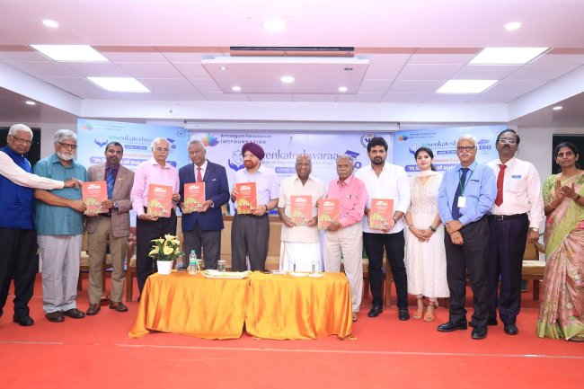 Launch of the book “In Search of Our Ancestors" - Sri Venkateshwaraa College of Engineering and Technology