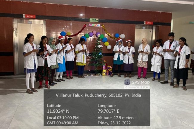 CHRISTMAS DAY CELEBRATION - Sri Venkateshwaraa Dental College