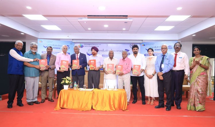 Launch of the book “In Search of Our Ancestors" - Sri Venkateshwaraa College of Engineering and Technology