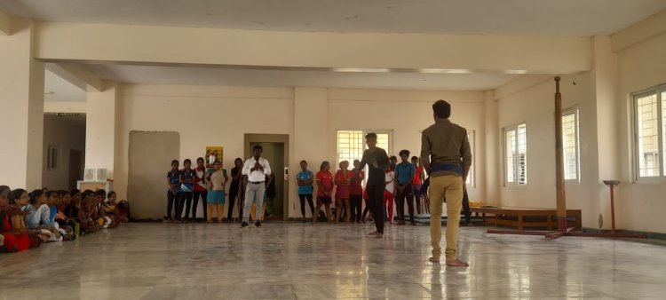 workshop on Traditional MARTIAL Arts through Women Empowerment Cell,SVCET - Sri Venkateshwaraa College of Engineering and Technology