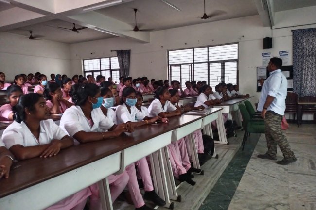 The Internal Quality Assurance Cell (IQAC) organized a value-added course on cyber crime - Indirani College of Nursing