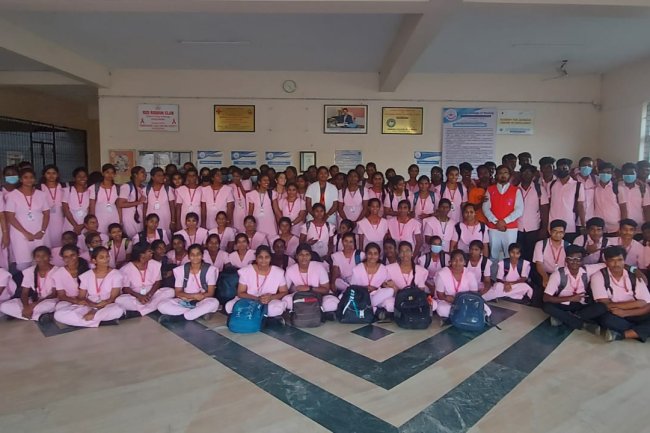 The Internal Quality Assurance Cell(IQAC) has organized Addon course FIRST AID for B.Sc Nursing I year and P.B.B.Sc Nursing I Year students  - Indirani College of Nursing