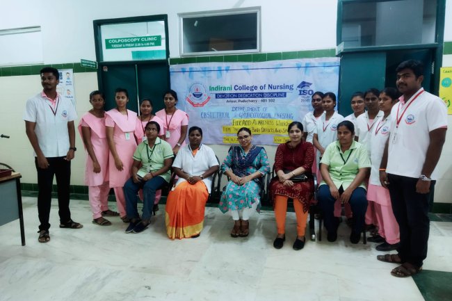 WORLD FOLIC ACID AWARENESS WEEK–04.01.2023 THEME –“PREVENTING BIRTH DEFECTS AND SAVING LIVES” - Indirani College of Nursing