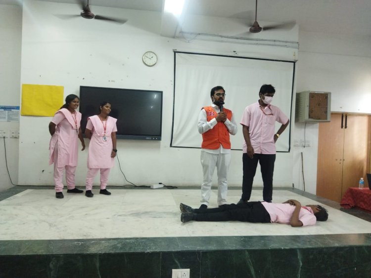The Internal Quality Assurance Cell(IQAC) has organized Addon course FIRST AID for B.Sc Nursing I year and P.B.B.Sc Nursing I Year students  - Indirani College of Nursing