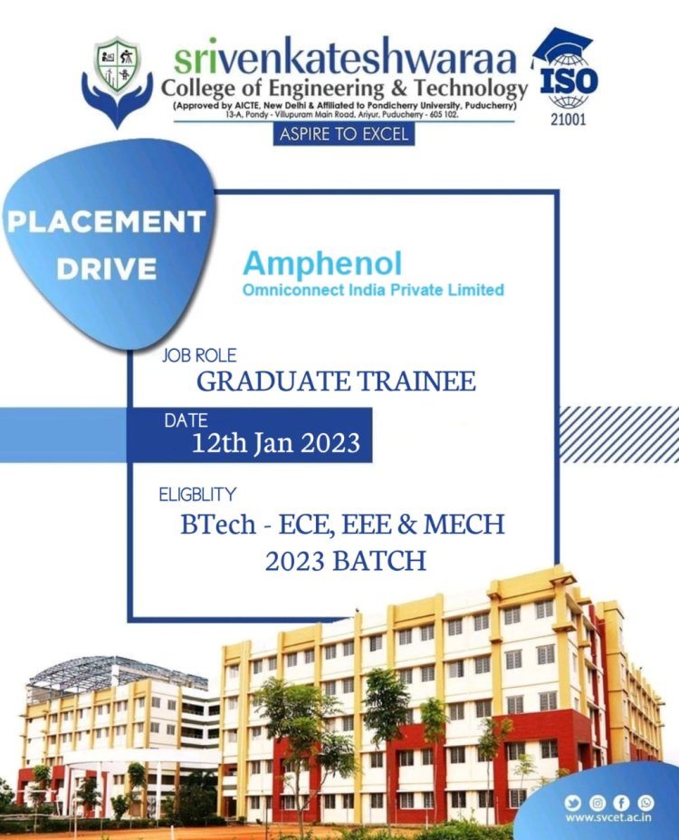 Amphenol Omniconnect Pvt Ltd.  Placement Drive