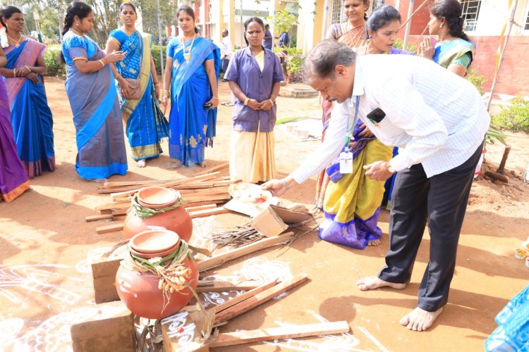 PONGAL CELEBRATION AT SVCET ON 13-1-2023