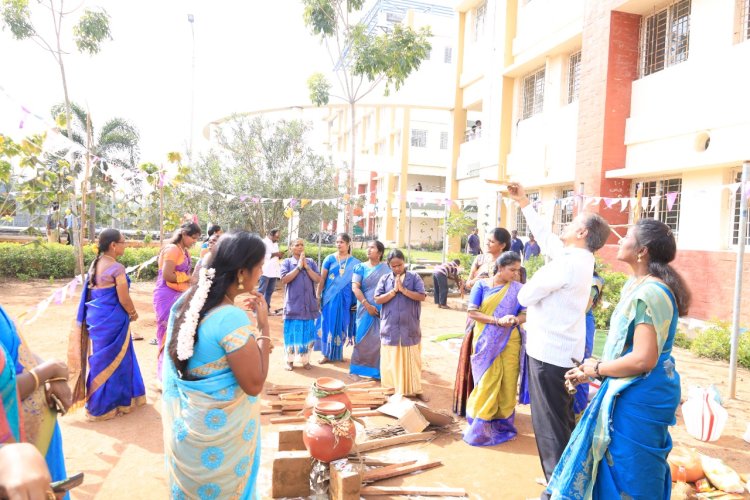 PONGAL CELEBRATION AT SVCET ON 13-1-2023