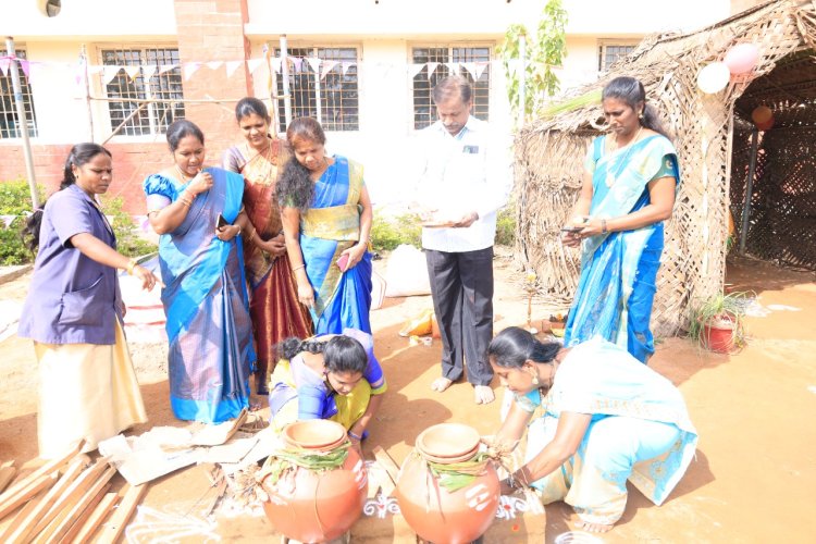 PONGAL CELEBRATION AT SVCET ON 13-1-2023