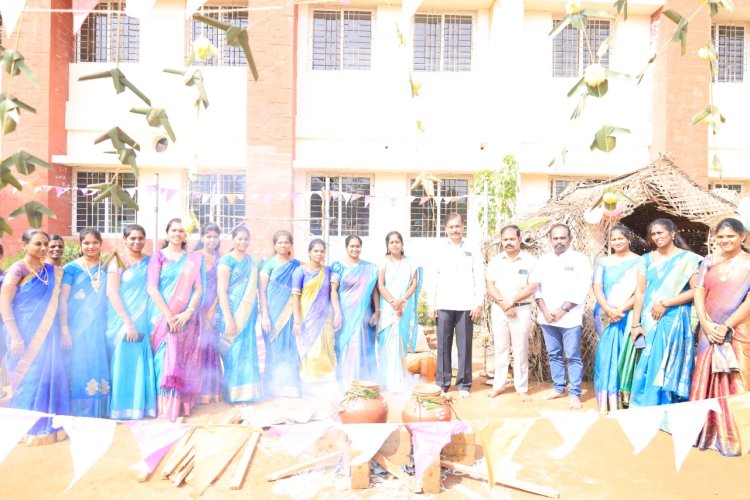 PONGAL CELEBRATION AT SVCET ON 13-1-2023