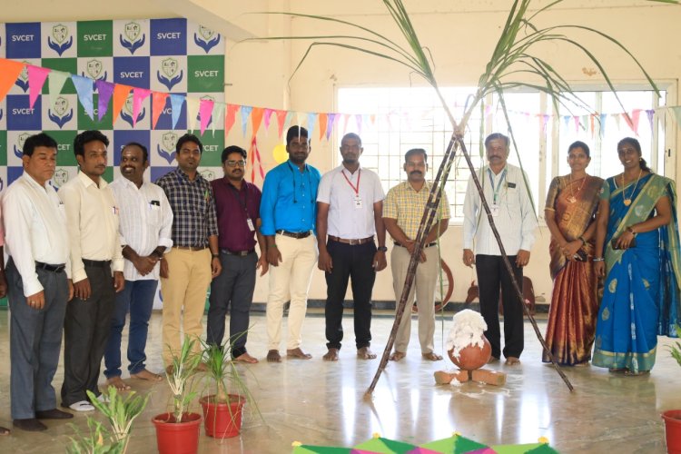 PONGAL CELEBRATION AT SVCET ON 13-1-2023