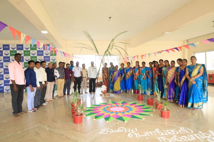 PONGAL CELEBRATION AT SVCET ON 13-1-2023