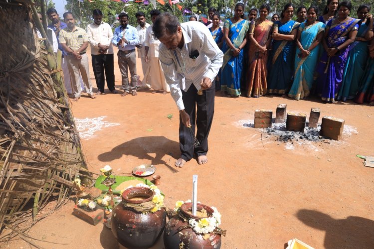 PONGAL CELEBRATION AT SVCET ON 13-1-2023