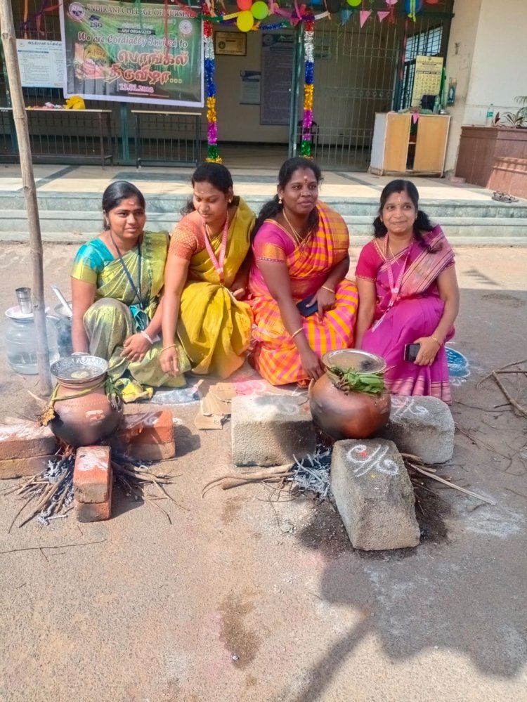 Pongal Celebration 2023 -  Indirani College of Nursing 