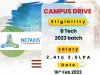 SVCET Campus placement drive with NETAXIS IT Solutions Pvt Ltd, Chennai