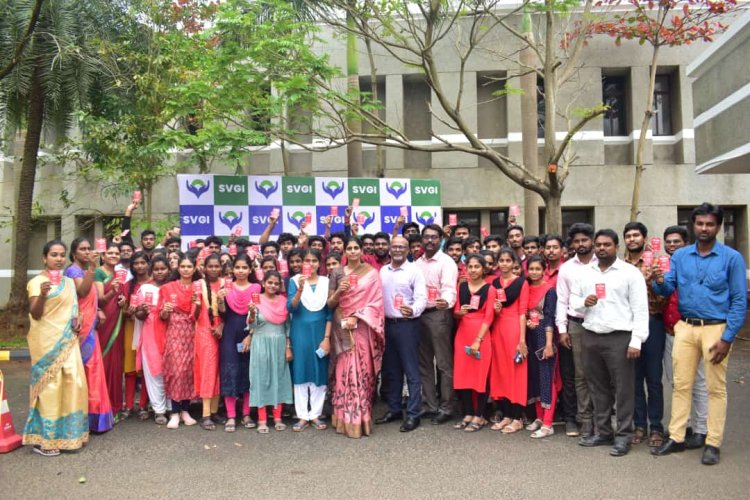 United Nations have launched a Global Red Card Campaign -Raising a Red Card to all forms of discrimination and violence against women & girls - Sri Venkateshwaraa Dental College