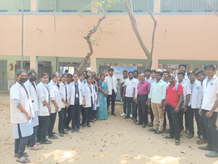 Simultaneously Medical camp was organized by Dr.S.M.Vanmathi Assistant professor department of pharmaceutics SVCP