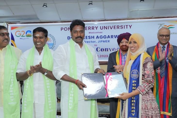 Proud to announce our Students got gold medal in pondicherry University.