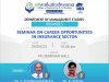 Seminar on "Career Opportunities in the Insurance Sector" for  MBA students