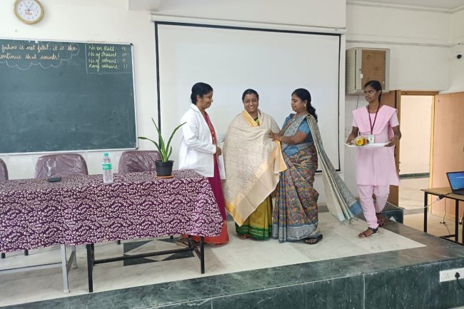 DEPARTMENT OF COMMUNITY HEALTH NURSING GUEST LECTURE - Indirani College of Nursing