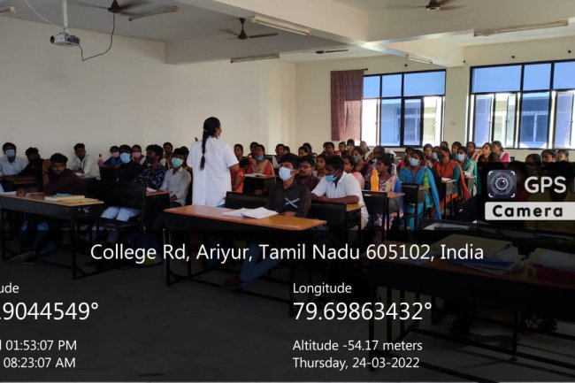 REPORT ON WORLD TUBERCULOSIS DAY -2022 (Indirani College of Nursing)