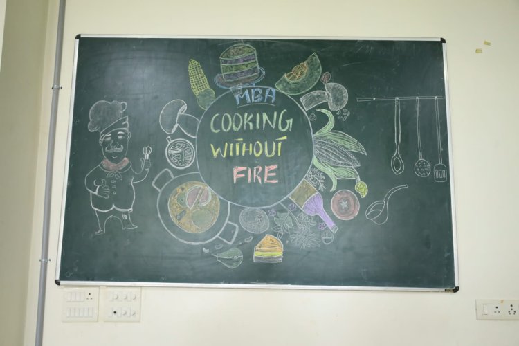 Department of Management Studies, SVCET has organised Fire free cooking  for I MBA Students on 3rd June 2023