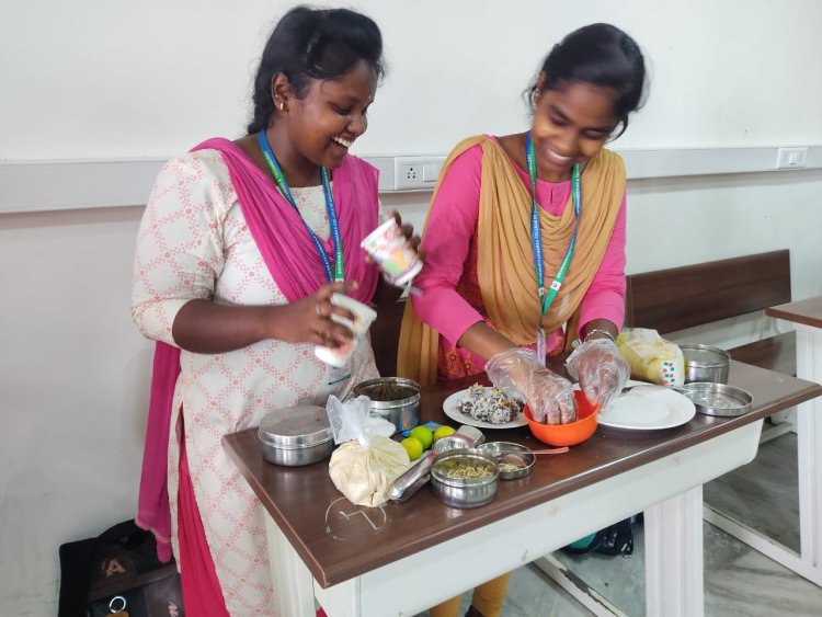 Department of Management Studies, SVCET has organised Fire free cooking  for I MBA Students on 3rd June 2023