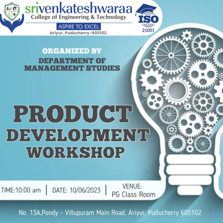 SVCET - MBA Product Development Workshop on 10-6-2023