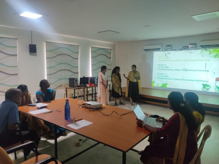 Department of Management Studies, SVCET, Ariyur has organised Idea pitching contest ( DOMS Activities)  for I MBA Students on 17th June 2023.