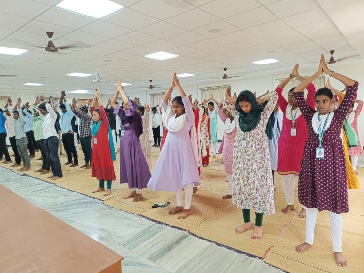 YOGA DAY PROGRAMME ON 21-6-2023 AT SVCET WITH ISHA FOUNDATIONS, COIMBATORE