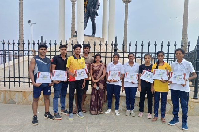 RRC RED RUN COMPETITION– MR. S. PRAVIN B. SC NURSING II YEAR – SELECTED FOR STATE MARATHON - Indirani College of Nursing, Ariyur, Puducherry