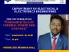 SVCET - EEE Dept - 1 day seminar on Thermal Power & Control